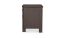 Loren Large Nightstand Dark Brown