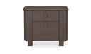 Loren Large Nightstand Dark Brown