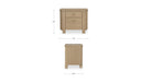 Loren Large Nightstand Natural