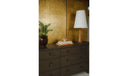 Loren 6 Drawer Dresser Dark Brown