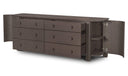 Loren 6 Drawer Dresser Dark Brown