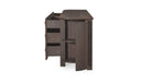 Loren 6 Drawer Dresser Dark Brown