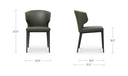 Delaney Dining Chair Dark Green-Set of Two