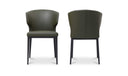 Delaney Dining Chair Dark Green-Set of Two