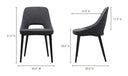 Tizz Dining Chair Dark Grey