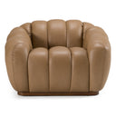 Ekwok - Modern Tan Leather Chair