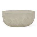 Elgon - Modern Grey Concrete Round Coffee Table, view 2