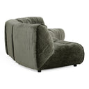 Elias - Modern Green Fabric Curved Modular Sectional Sofa-5-Piece Sectional