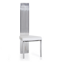 Elise Modern White Leatherette Dining Chair