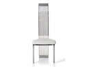 Penn - Modern White Leatherette Dining Chair (Set of 2)