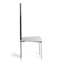Elise Modern White Leatherette Dining Chair
