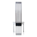 Elise Modern White Leatherette Dining Chair