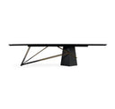 Elmira - Glam Black Ash + Gradient Stainless Steel Buffet