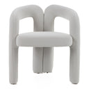 Ellen - Glam White Velvet Dining Chair