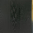 Elmira - Glam Black Ash + Gradient Stainless Steel Buffet