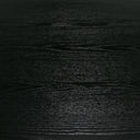 Elmira - Glam Black Ash + Gradient Stainless Steel Round Dining Table