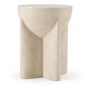 Elsa - Modern Oyster Concrete Round Coffee Table