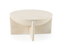 Elsa - Modern Oyster Concrete Round Coffee Table