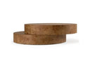 Ely - Modern Faux Burl Coffee Table