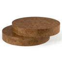 Ely - Modern Faux Burl Coffee Table