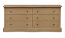 Clarence 6 Drawer Dresser Natural