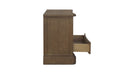 Clarence Nightstand Warm Brown