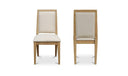 Adrian Dining Chair Beige - Set Of Two
