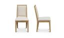 Adrian Dining Chair Beige - Set Of Two