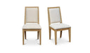 Adrian Dining Chair Beige - Set Of Two