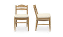 Tate Dining Chair Beige - Set Of Two