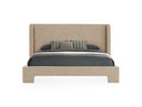 Emilio - Modern Beige Fabric Bed
