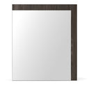 Enzo Italian Modern Grey Oak & Fabric Bed w/ Nightstands
