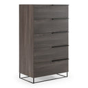 Enzo Italian Modern Grey Oak Chest