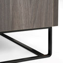 Enzo Italian Modern Grey Oak Chest