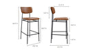 Sailor Bar Stool Brown