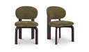 Sami Dining Chair Dark Green Set of Two