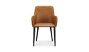 Cantata Dining Chair Tawny Vegan Leather - Set Of Two