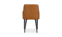 Cantata Dining Chair Tawny Vegan Leather - Set Of Two