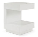 Esso - Contemporary Walnut Tall Nightstand