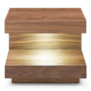 Esso - Contemporary Walnut Nightstand