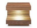 Esso Modern White Glossy Nightstand