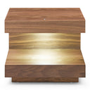 Esso - Contemporary Walnut Nightstand