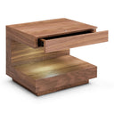 Esso - Contemporary Walnut Nightstand