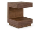 Esso - Contemporary Walnut Tall Nightstand