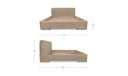 Claudia Bed Queen Natural