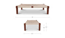 Kaia Outdoor Coffee Table Dark Brown
