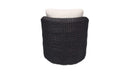 Bodhi Outdoor Swivel Accent Chair Charcoal
