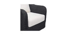 Bodhi Outdoor Swivel Accent Chair Charcoal