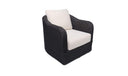 Bodhi Outdoor Swivel Accent Chair Charcoal