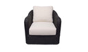 Bodhi Outdoor Swivel Accent Chair Charcoal